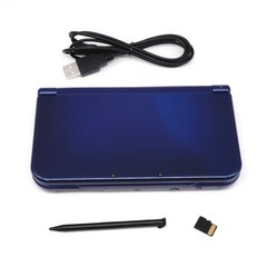 Nintendo NEW 3DS LL XL Metallic Blue Console w/ Extras (USA Seller)