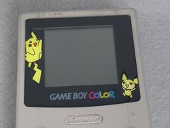 Nintendo GameBoy Color Gold/Silver Pokémon Special Edition Pikachu Pichu Tested