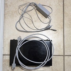 Nintendo Wii U 32GB Black Console + GamePad, Sensor Bar, Cables, Stands