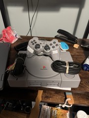 Sony PlayStation Gray Console Analog Controller Composite RCA
