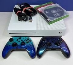 Microsoft Xbox One S 1TB Console Model 1681 w/ 2 Controllers 2 Games HDMI Power