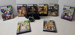 Xbox 360 Kinect Bundle With 8 Games! ALL GAMES TESTED! SHIPS FREE 🔥