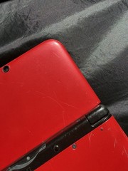US USA Nintendo 3DS XL Handheld Game Console SPR-003 Red/Black TESTED WORKING!