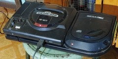 Sega CD Model 2 Console Genesis Bundle Consoles w Controller & Box *TESTED*