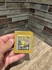 Nintendo Gameboy Color CGB-001 Teal Blue Handheld Console & Pokemon Gold