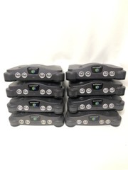 Nintendo 64 N64 Console Only Lot of 10 TestedWorking Terminator pack include JP2