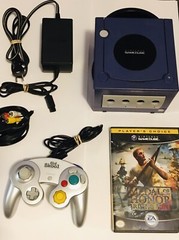 Gamecube w/ Old Skool Controller *Includes Medal Of Honor Rising Sun Disc 1 Only