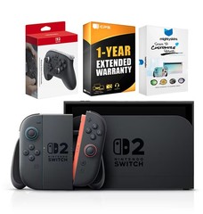 Nintendo Switch 2 Console + Pro Controller, MightySkins Code and 1 Year Warranty
