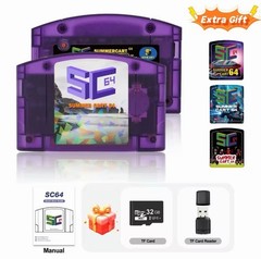 Summer Cart 64 – Tra Purple, 32GB TF Card, Preloaded/Plug & Play, USA SELLER!!