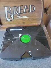Original Microsoft Xbox Console Black System Only Needs Repair