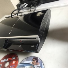 Sony PlayStation 3 Fat PS3 40GB Black Console Gaming System CECHH01