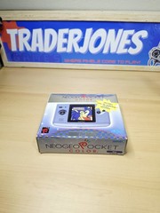 Neo Geo Pocket Color SNK Platinum Blue Handheld Console: Box W Inserts *No Game