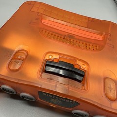 USA Nintendo 64 N64 Fire Orange Funtastic Console w/ OEM Controller -TESTED