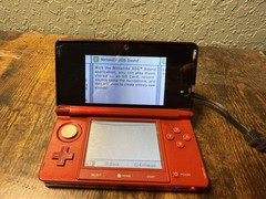 Red Nintendo 3DS Comes With 2 games Manual, carrier case (READ THE DESCRIPTION)