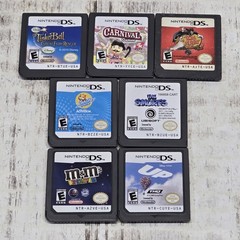 Nintendo DS Lite Blue/Black With 8 Games Pink Case & Charger