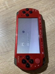0870 Sony PlayStation PSP 3000 Red Black Normal TESTED