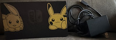 Nintendo switch Dock Set Black Pikachu/Eevee special edition/ edición especial