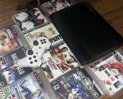 Sony PlayStation 3 Super Slim CECH-4001B 250GB Black 18 Games Bundle