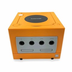 GameCube Orange Console with Game Boy Player