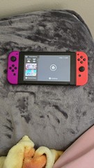 Nintendo Switch 32GB Console w/ Dock, Red/Purple Joy-Con, 256GB