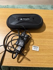 Sony PS Vita White Handheld System w/ 32GB Memory Card SD2VITA microSD Adapter