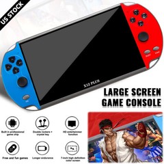 8 in 1 Handheld Game 7 Inch HD Screen Classic Game Retro Console 10000+ Games