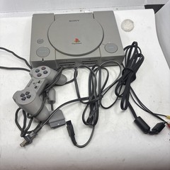 Sony PlayStation 1 PS1 SCPH-7501 Bundle – Console, DualShock Controller, Cables