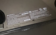Sony PlayStation 3 PS3 80gb Black Console Only CECHK01 Tested and Working