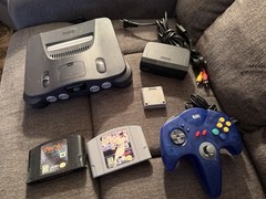 Nintendo 64 Home Console – Black With Games N64