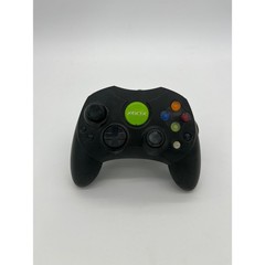 Original Xbox Black w/Green Logo Wired Controller