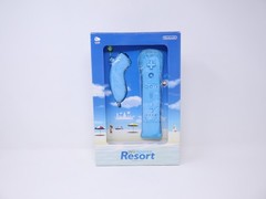 Wii Sports Resort Club Nintendo Blue Wii Remote Plus Nunchuk Set Japan US Ship