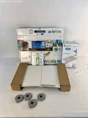 Wii Fit Balance Board w/ Footings, Silicone Sleeve, Wii Fit & Wii Fit Plus DVD