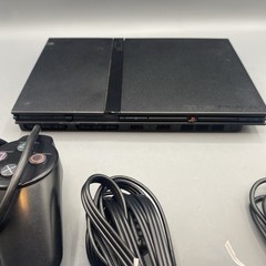 Sony PlayStation 2 Slim PS2 Console SCPH-79001 Cords & Controller Bundle Tested