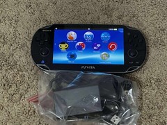 Sony PS Vita OLED PCH-1000/1100 Black Model WIFI with Charger – SHIP IN 1-DAY