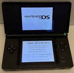 Nintendo DS Lite Handheld System – Onyx Black – Tested
