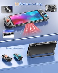 FYOUNG Upgrade Switch 2 Protective CaseScreen Protector Set, Dockable Cover H…