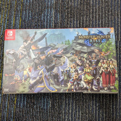 Nintendo Switch MONSTER HUNTER RISE Special Edition Console Black Gray Gold HDMI
