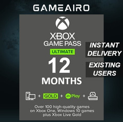 12 Months Xbox Game Pass Ultimate Membership