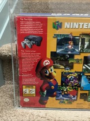 Nintendo 64 Launch Console N64 Brand New 1997 VGA Graded 80+ Q Qualified PSA
