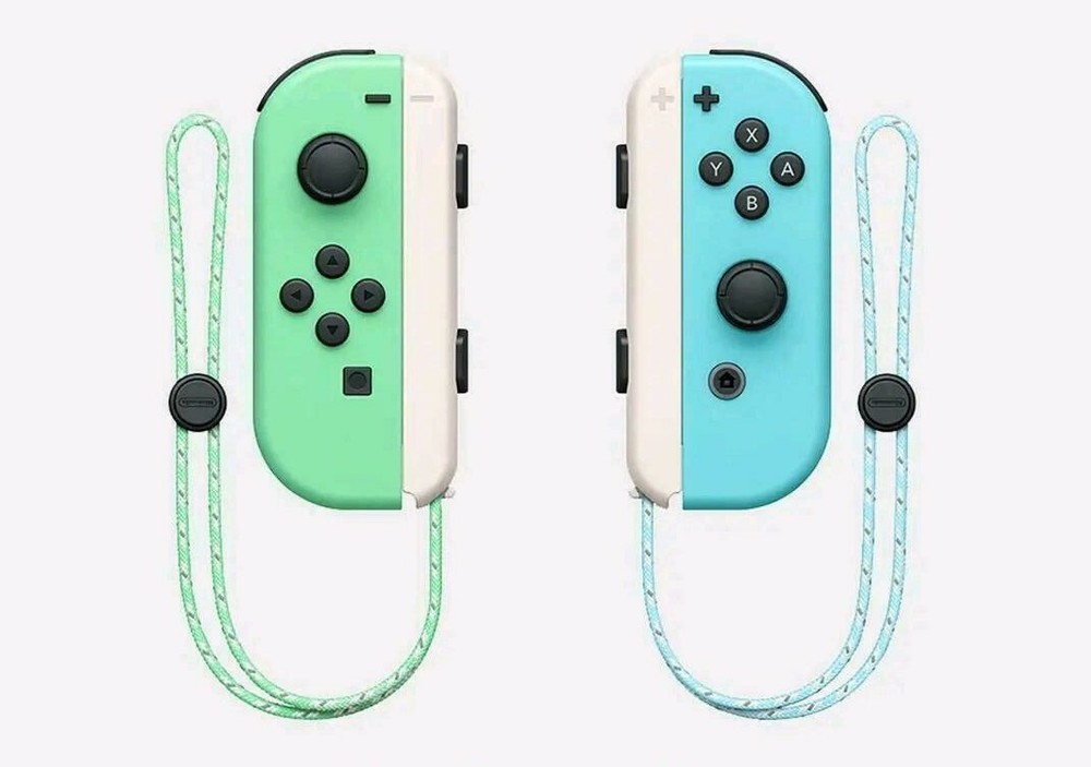 GENUINE OEM Animal Crossing Joy Cons Nintendo Switch JoyCon Controllers NEW