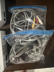 Two Nintendo Wii RVL-001 512MB Home Console White Untested, Sold for Parts