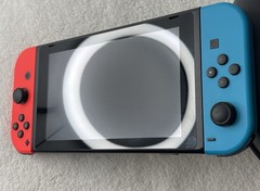 Nintendo Switch Handheld System (V1 ) HAC-001-Red/Blue Joycons Lot-Tested