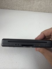 Nintendo DS Lite Onyx Black USG-001 Console Only No Charger Or Stylus Tested