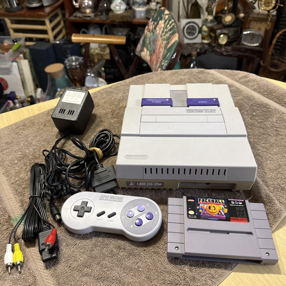 SNES Super Nintendo Original Console System Controller SNS-001