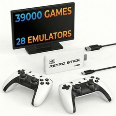 Retro Gaming Console Plug & Play Game Console for TV, 4K HD HDMI Video Consol…