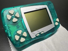 Bandai WonderSwan Clear Green Handheld Working US Seller