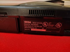 Sega Saturn MK-80000A Console Controller Cables NBA Jam TE Disc Only Tested