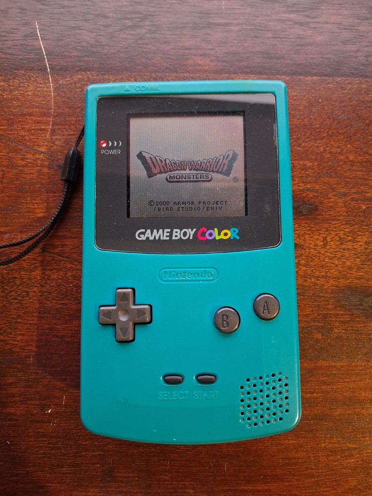 Nintendo Game Boy Color Teal CGB-001 1996 Authentic TESTED