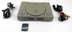 Sony PlayStation 1 PS1 SCPH-7501 Game Console W/Power & RCA Cords, Memory Card
