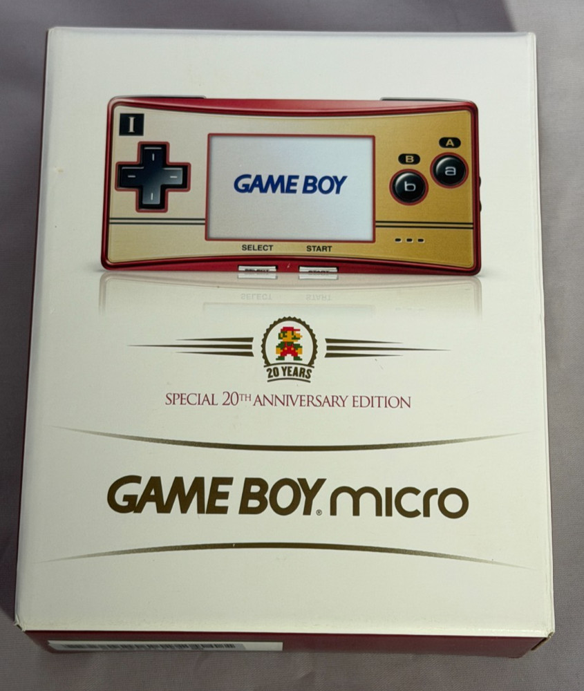 Nintendo Game Boy Micro Famicom Console – Red/Gold